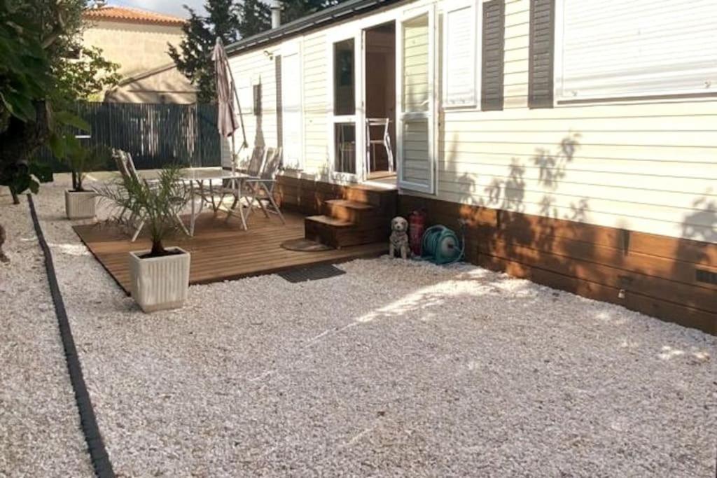 Mobil Home De Patricia Et Franck A Sigean Kültér fotó